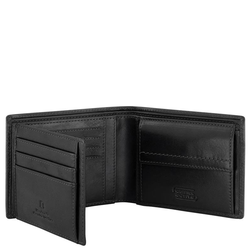 Camel Active Bilbao - Cartera 7cc 13 cm RFID (black)