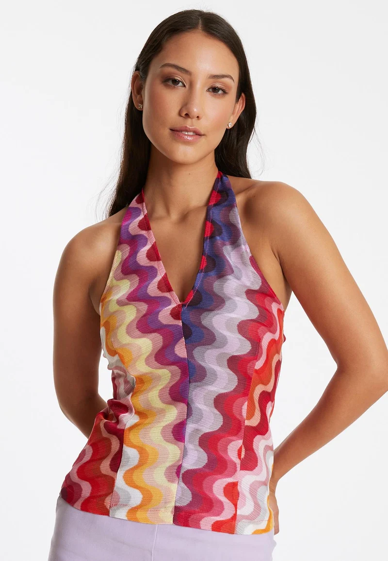 Neckholdertop Pirli