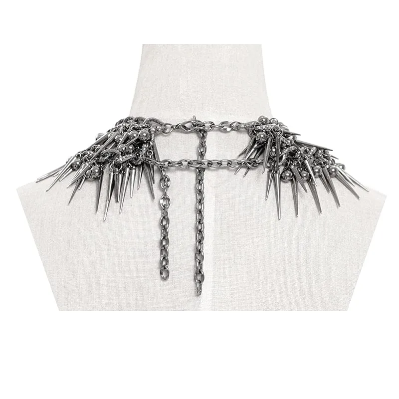 Mehrreihige Halskette im Punk-Stil für Damen