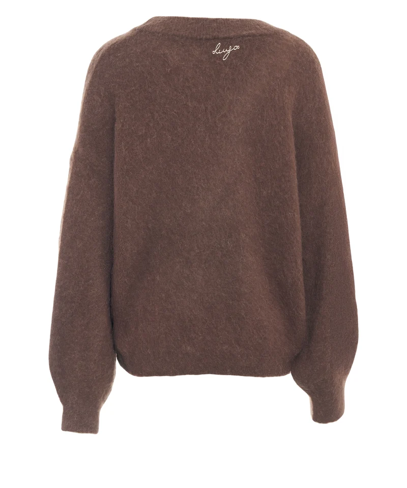Pullover con scollo a V