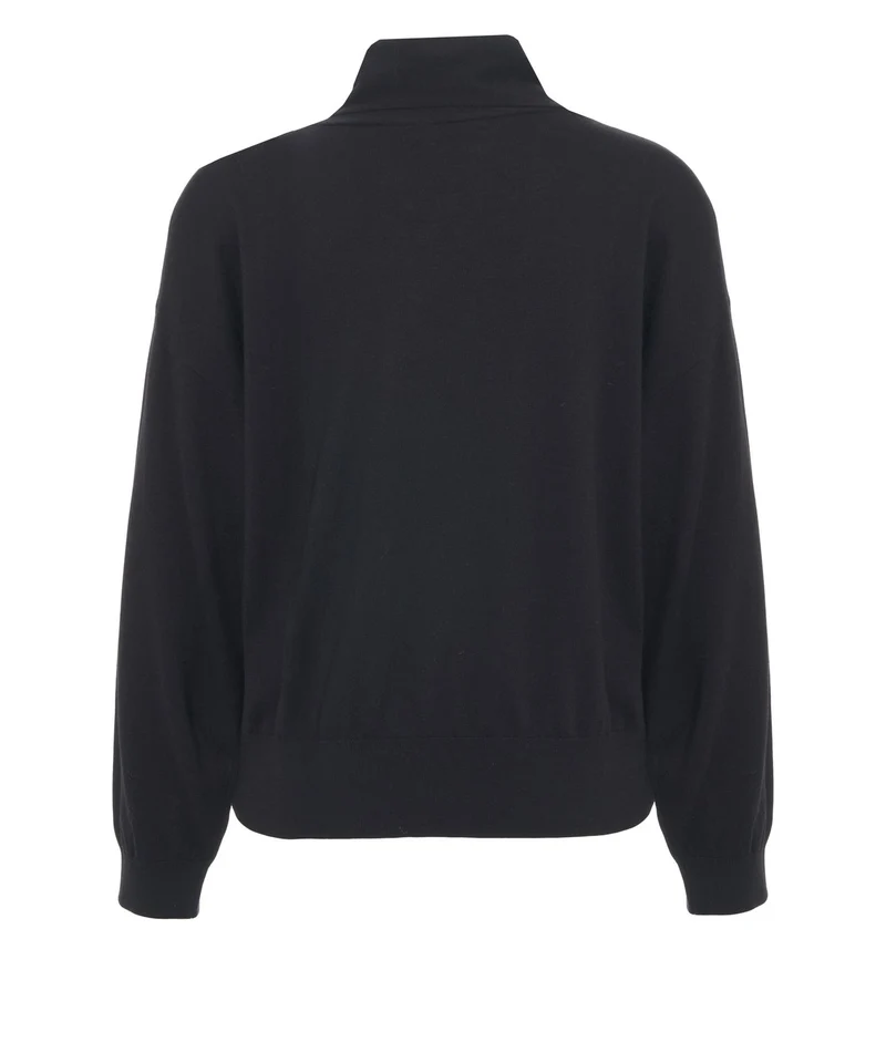 Maglia con collo a schialle