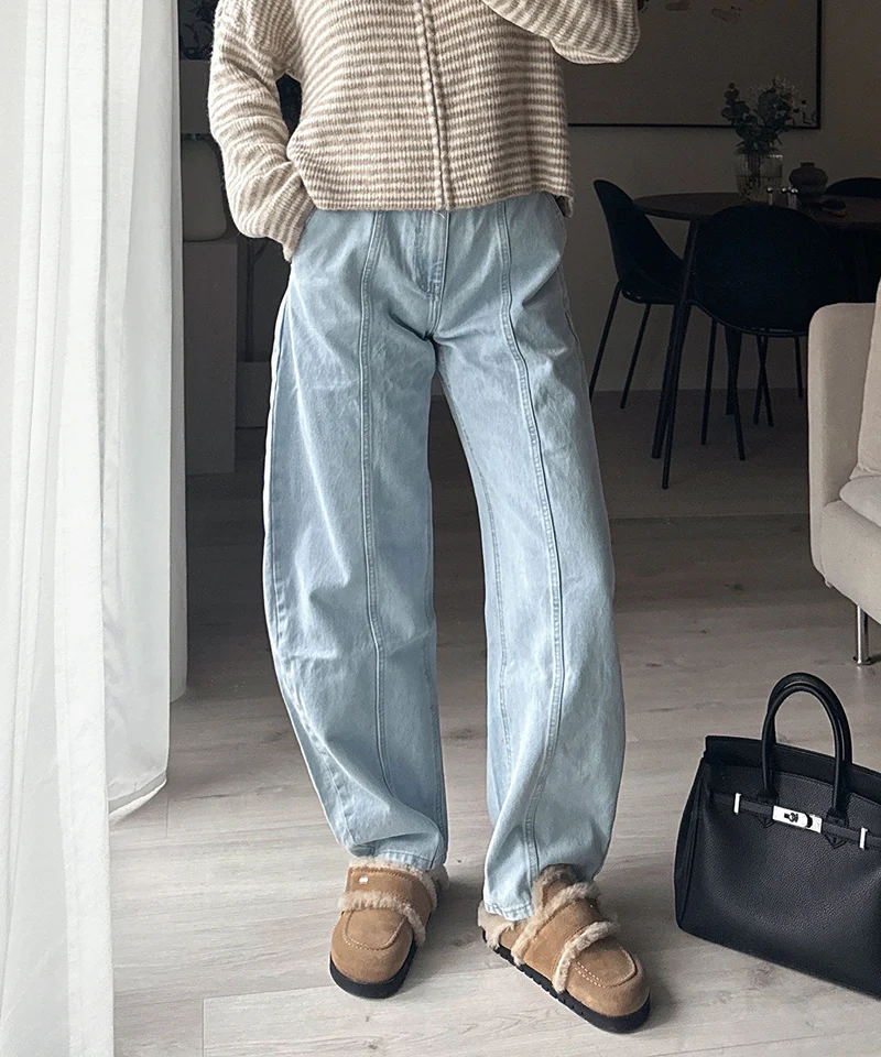 Barrel Jeans Kelia Hellblau
