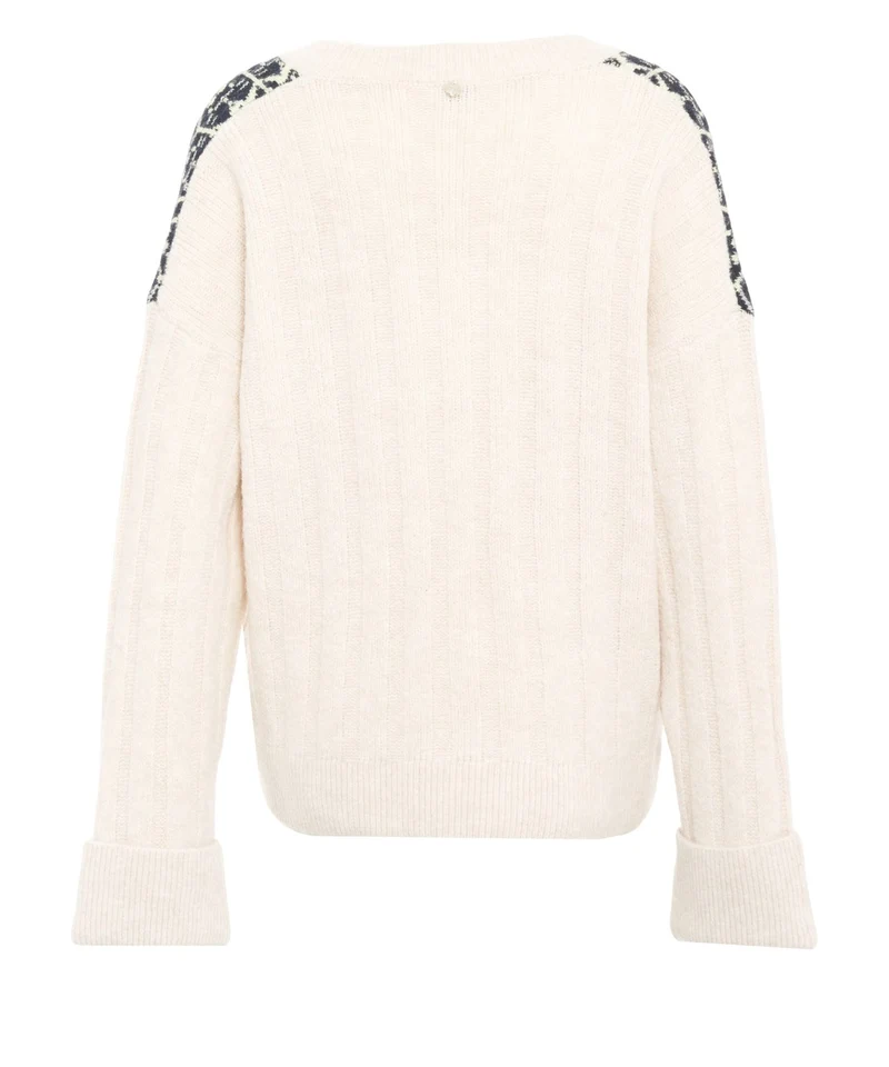 Maglione con applicazione di strass