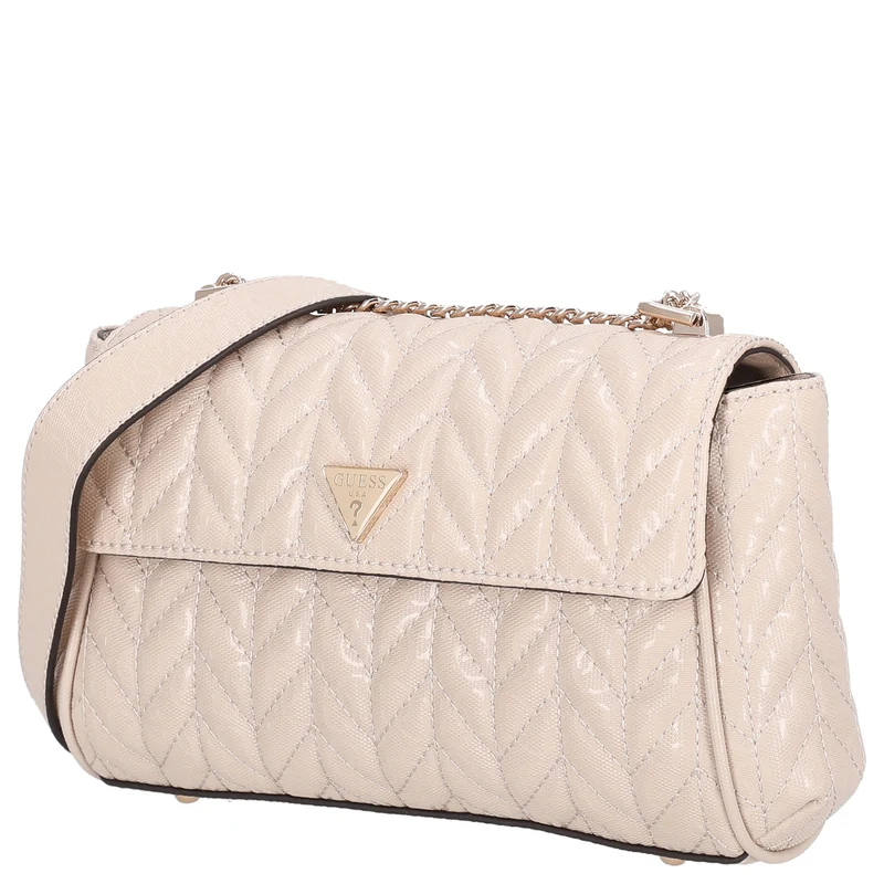 Guess Stacey - Bolso bandolera 25 cm (light beige)