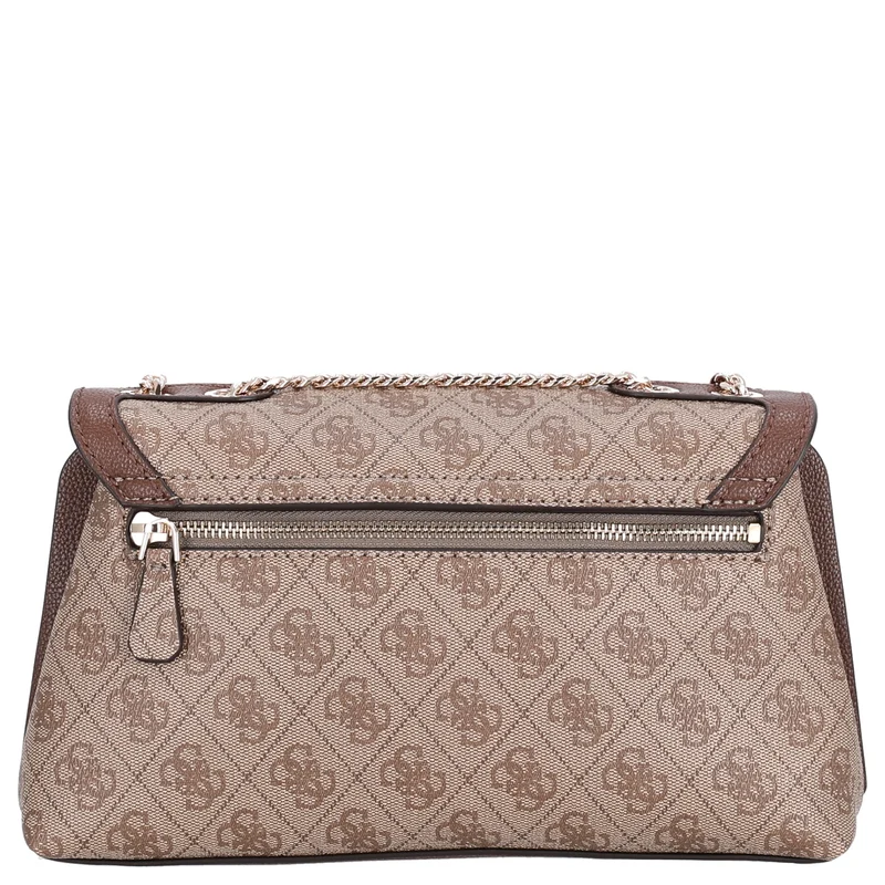 Guess Lindsey XBody Flap - Bolso bandolera 27 cm (latte logo)