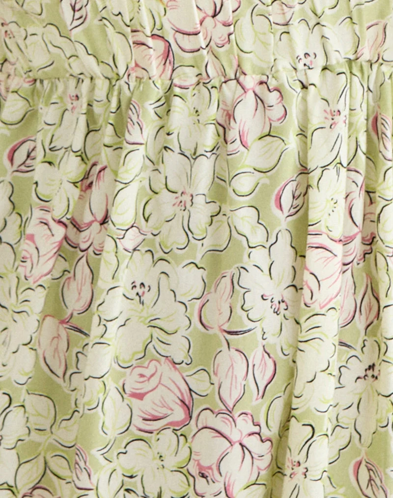 Amibeth Minikleid in „Blooming Lily Green“