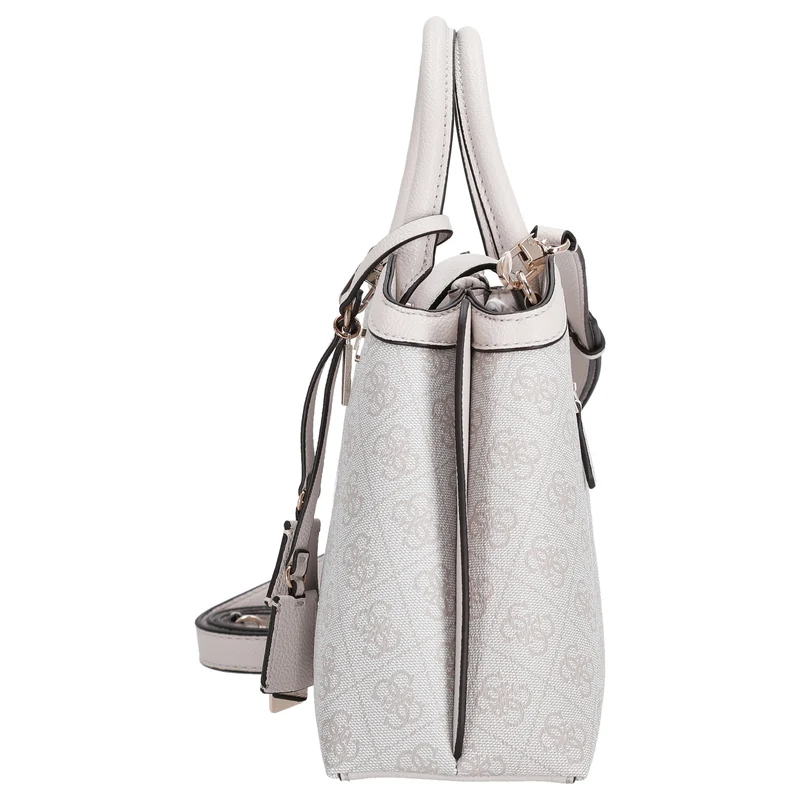 Guess Lindsey Satchel - Bolso de mano 36 cm (bone logo)