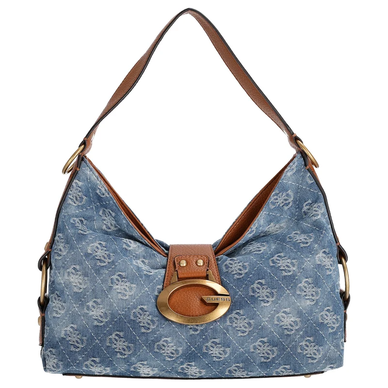 Guess Camden - Bolso de hombro 36 cm (denim logo)