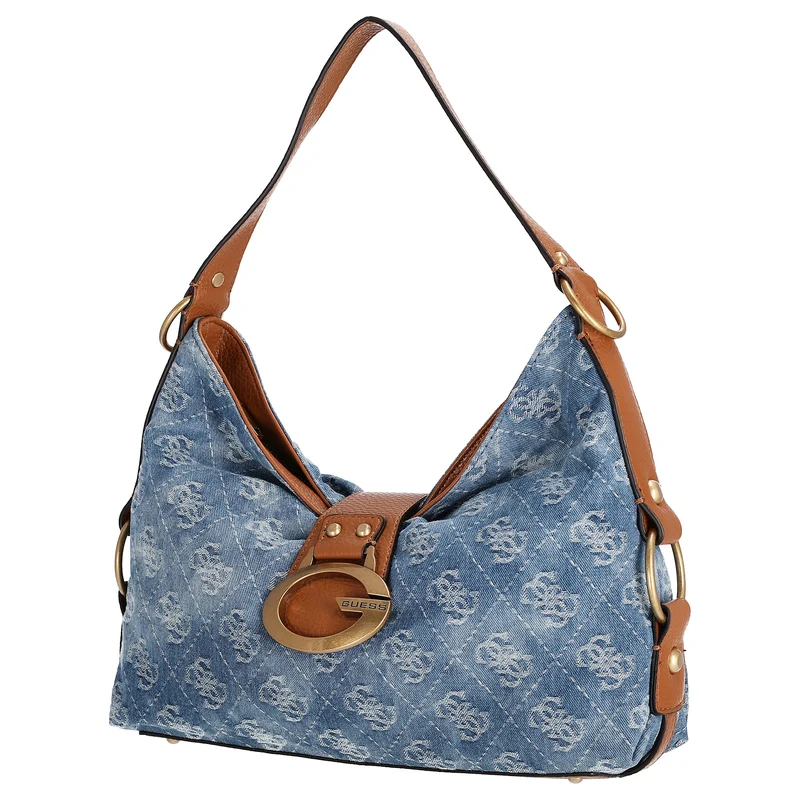 Guess Camden - Bolso de hombro 36 cm (denim logo)