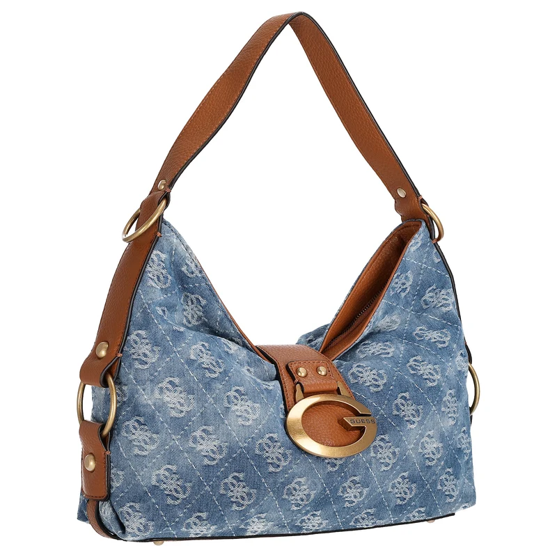 Guess Camden - Bolso de hombro 36 cm (denim logo)