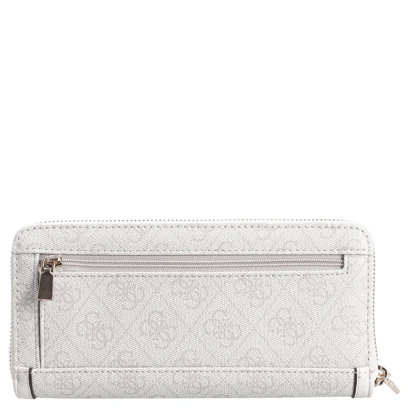 Guess Lindsey SLG Large Zip - Cartera 12cc 21 cm (bone logo)