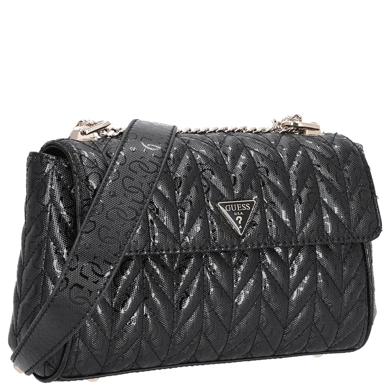 Guess Stacey - Bolso bandolera 25 cm (black)