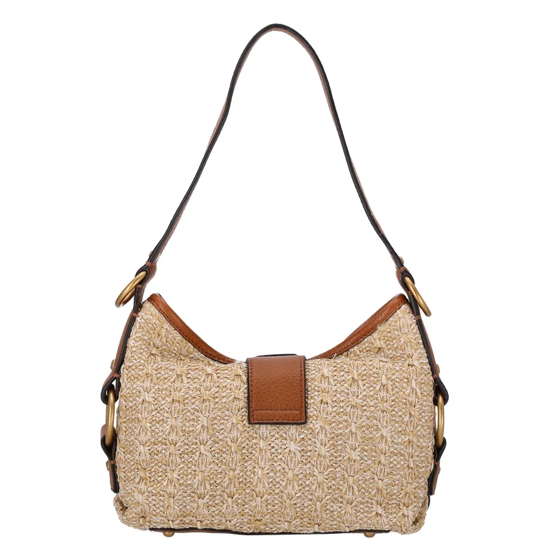 Guess Camden Mini - Bolso de hombro (natural/cognac)