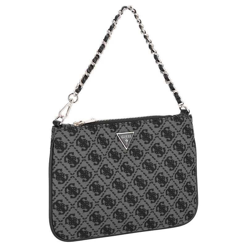Guess Flat Pouch - Bolso de hombro 24.5 cm (coal logo)