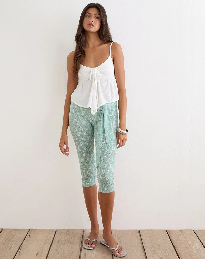Awilix-Top in Crinkle, Off-White