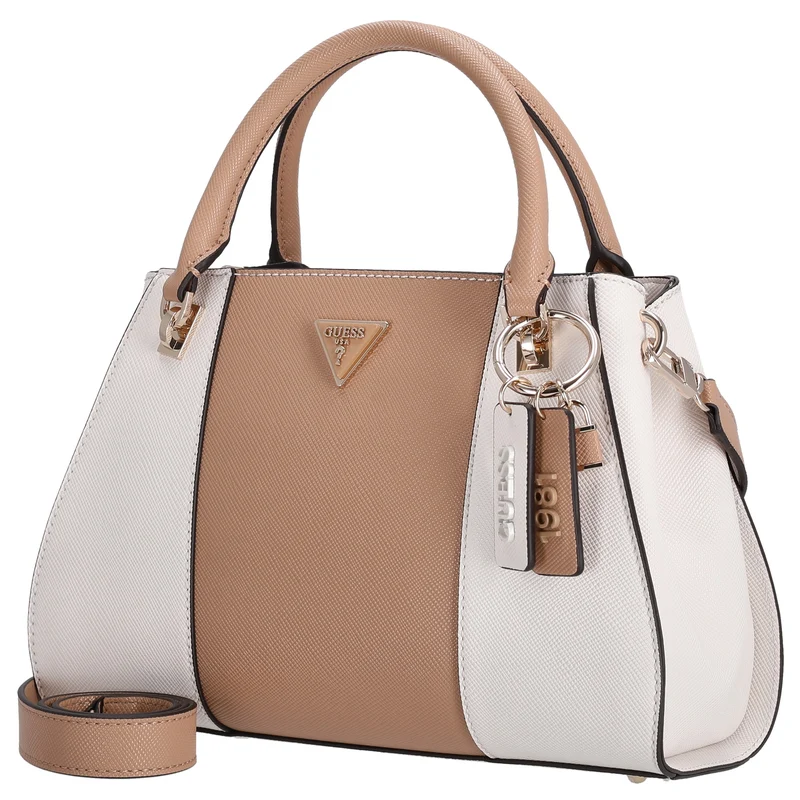 Guess Noelle II Luxury - Bolso de mano 26 cm (off white/biege)