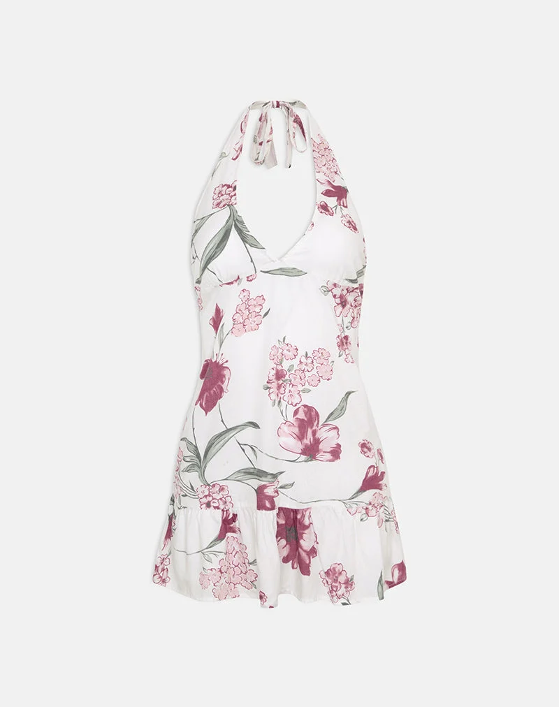 Deliana Minikleid in „Femme Floral White“