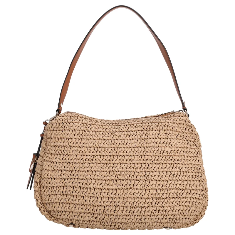 Guess Ofelia Hobo - Bolso de hombro 33 cm (natural/cognac)
