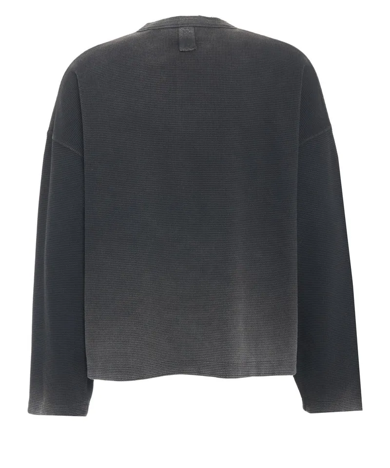 Maglia a maniche lunghe 'Henley'