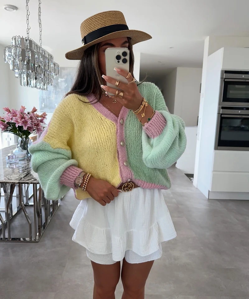 Strickjacke Jasmina Gelb
