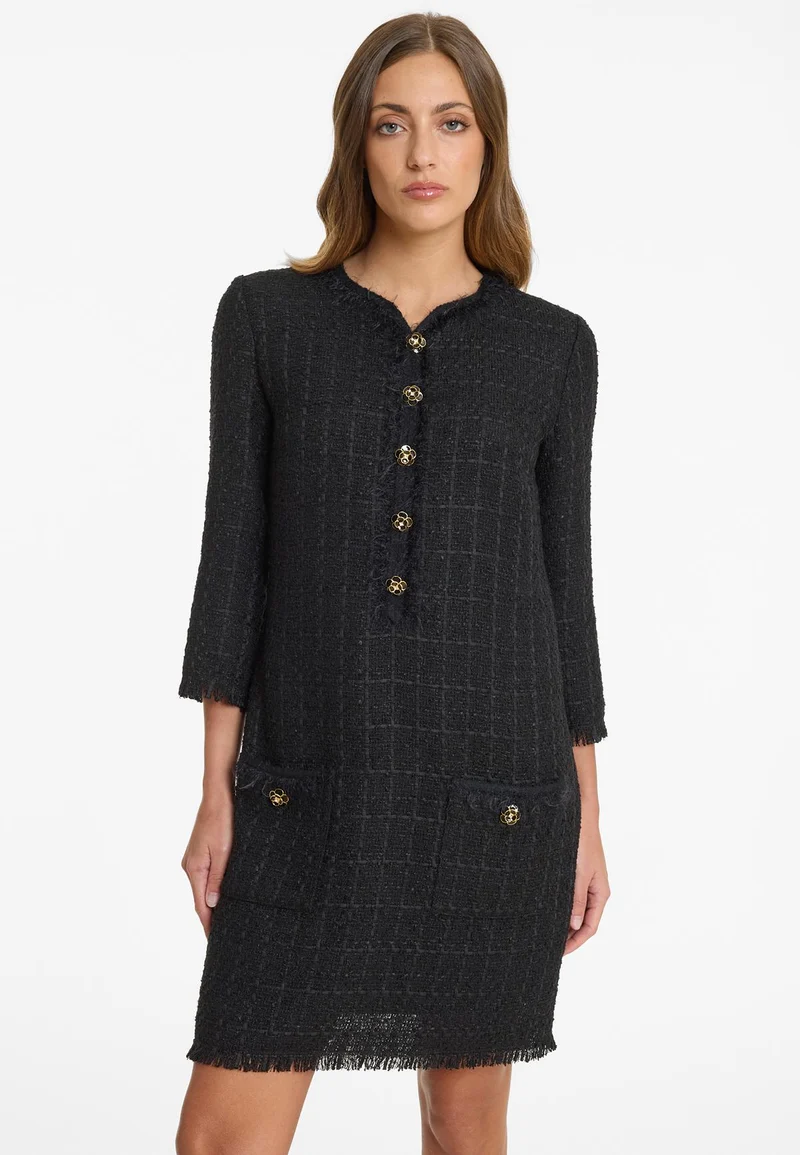 Bouclé Kleid Abena