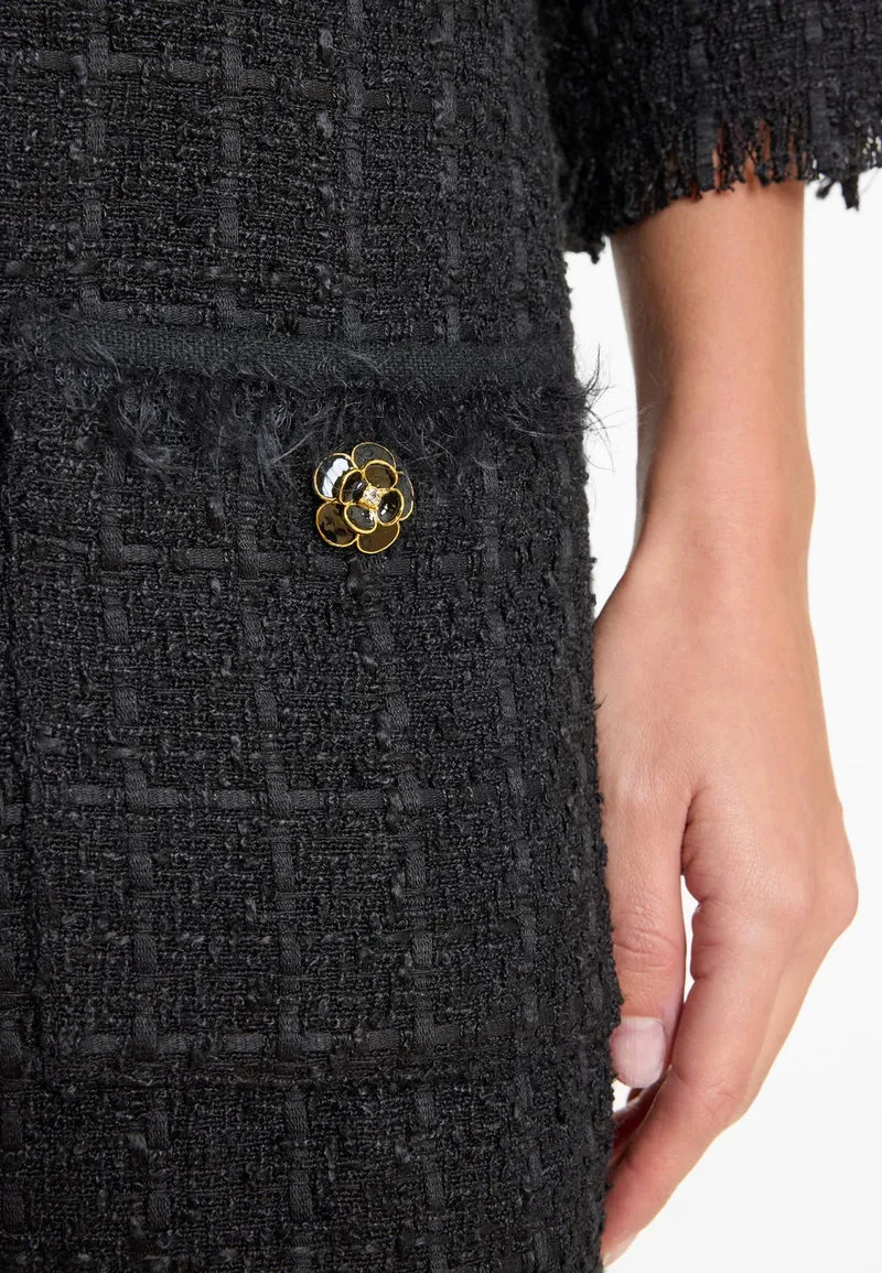 Bouclé Kleid Abena