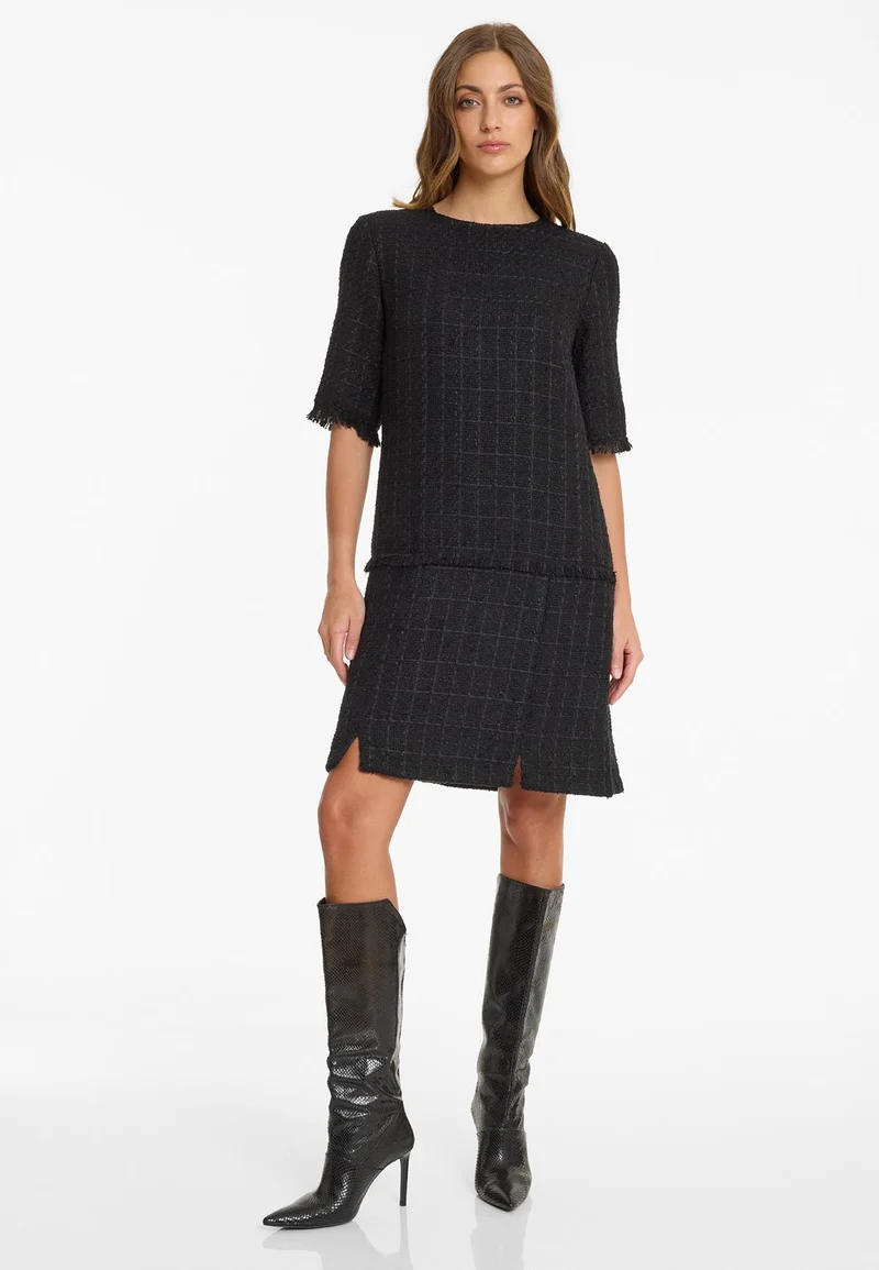 Bouclé Kleid Abesi