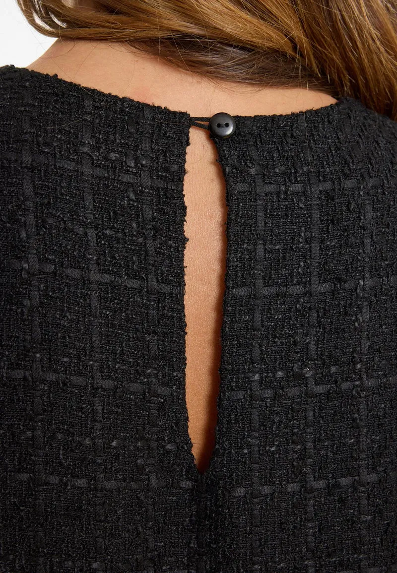 Bouclé Kleid Abesi