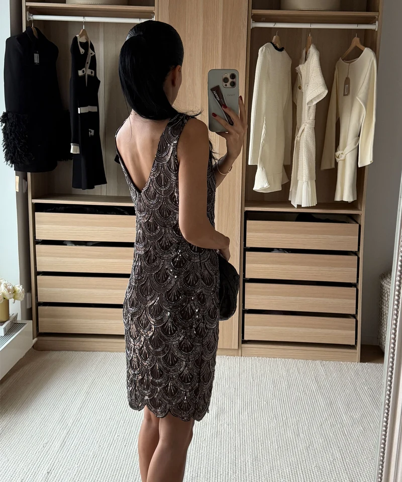 Kleid Garbiela Braun