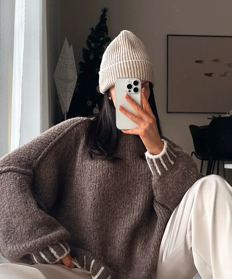 Mütze Raven Beige