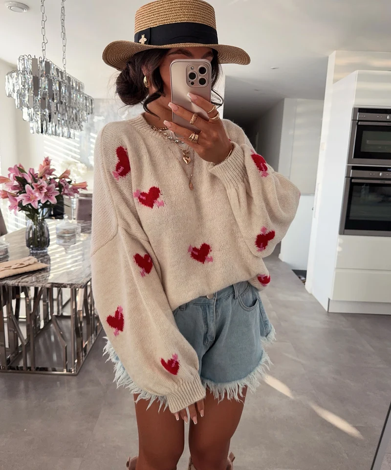 Oversize Pullover Joslin Amor Creme