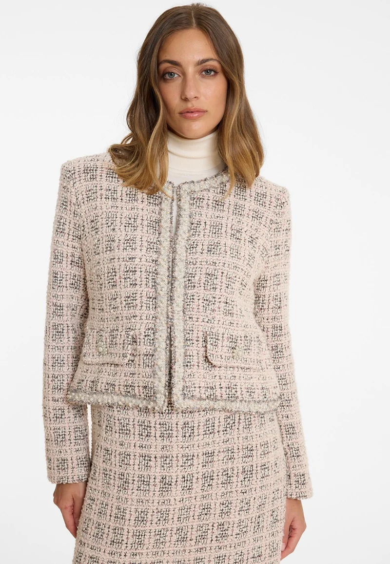 Bouclé Jacke Abjana