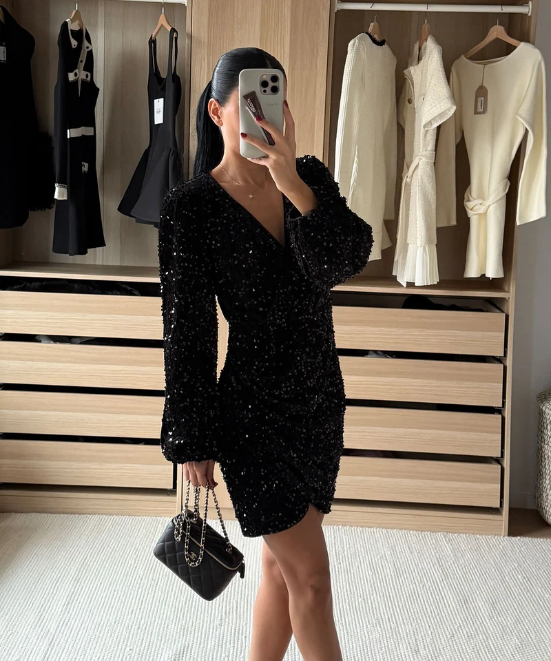 Mini Kleid Sonia Schwarz