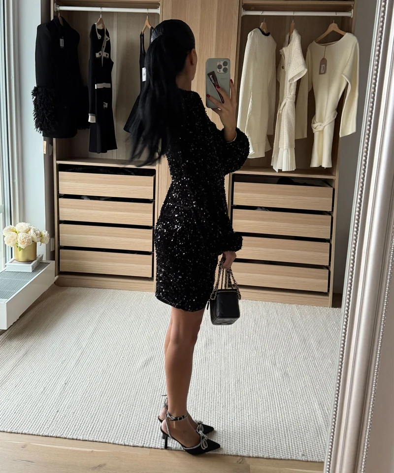 Mini Kleid Sonia Schwarz