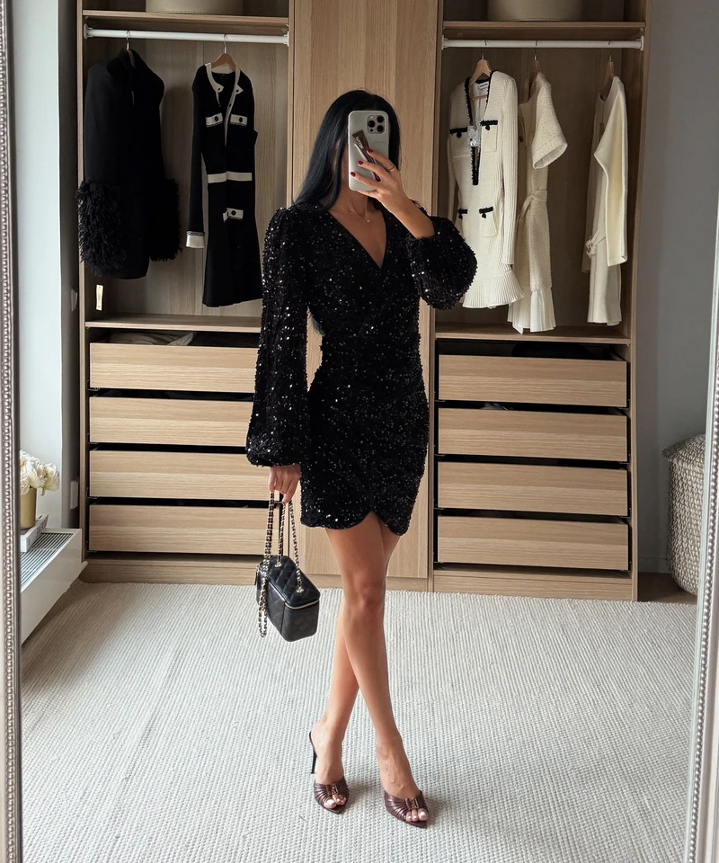 Mini Kleid Sonia Schwarz