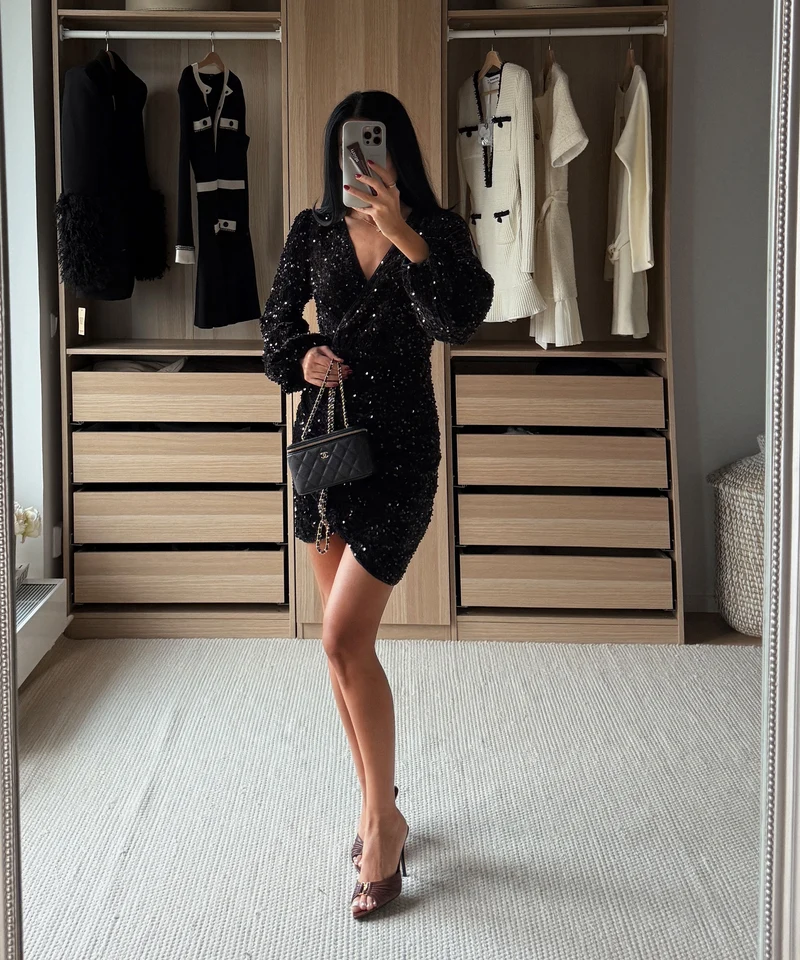 Mini Kleid Sonia Schwarz