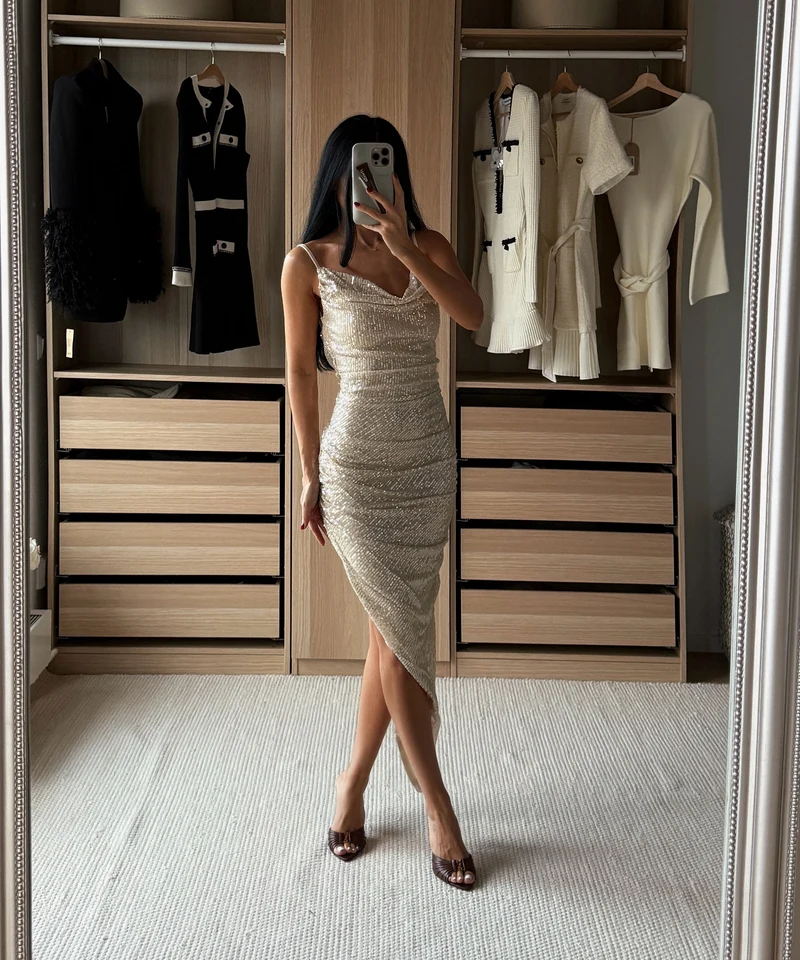 Kleid Amaria Gold