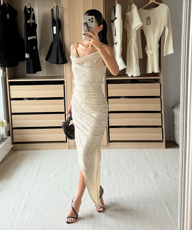 Kleid Amaria Gold