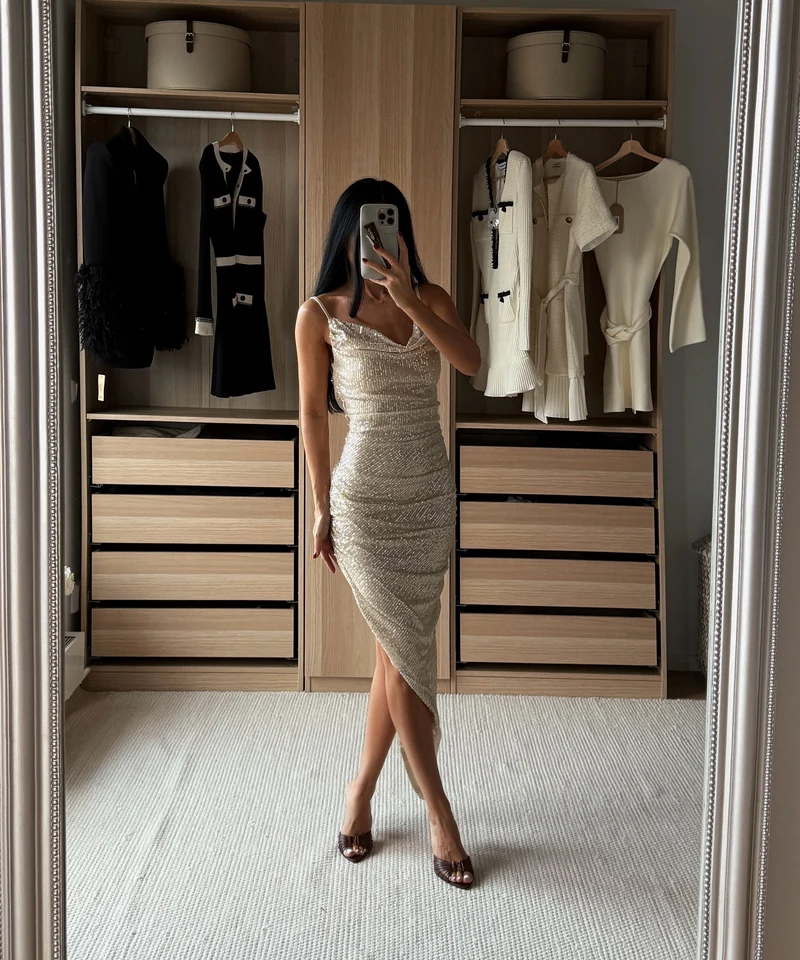 Kleid Amaria Gold