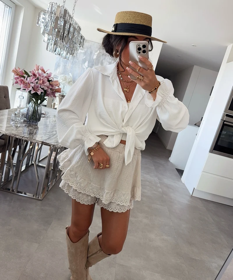 Bluse Diona Weiß