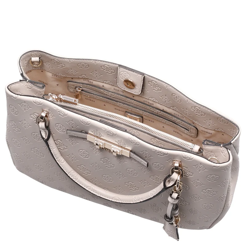 Guess Carmella - Bolso de mano 35 cm (bone logo)