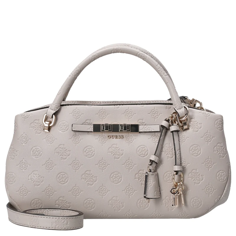 Guess Carmella 3 Comp Satchel - Bolso de mano 30 cm (bone logo)