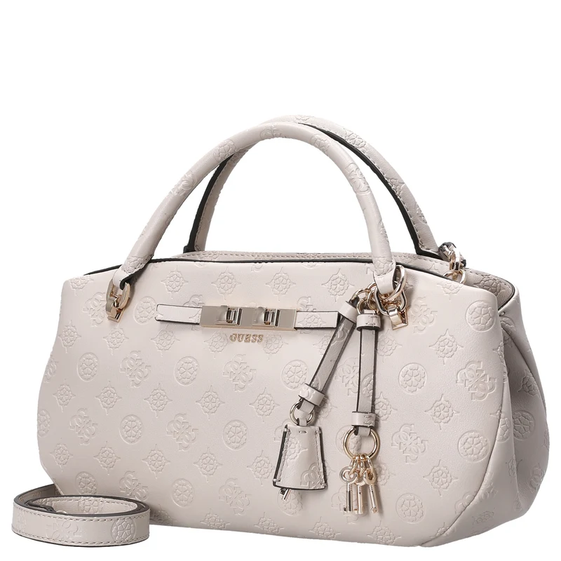 Guess Carmella 3 Comp Satchel - Bolso de mano 30 cm (bone logo)