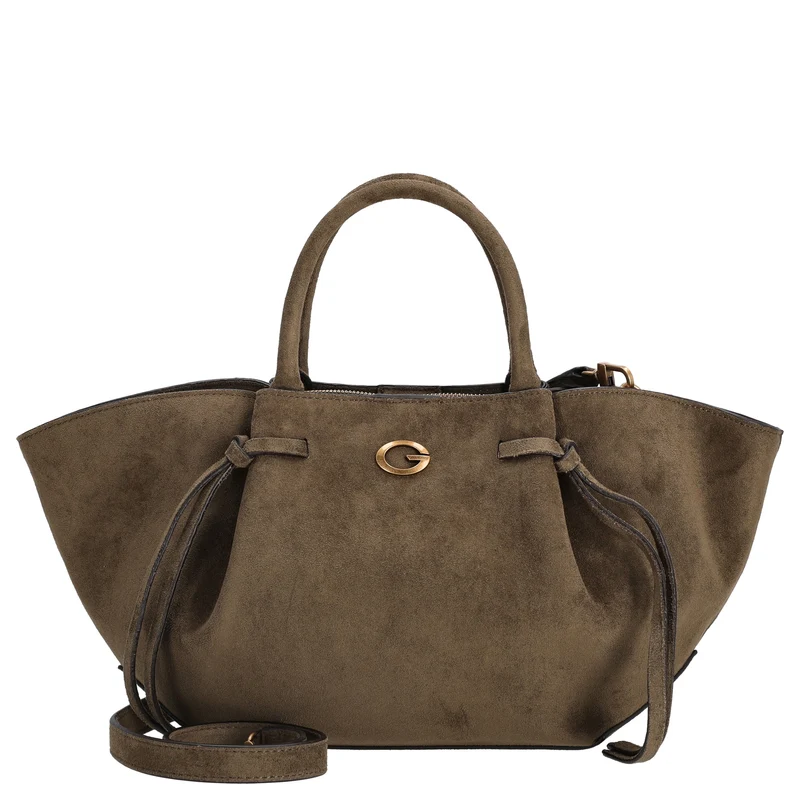 Guess Allegra Satchel - Bolso de mano 48 cm (olive)