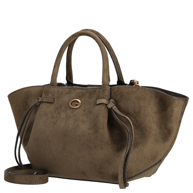 Guess Allegra Satchel - Bolso de mano 48 cm (olive)