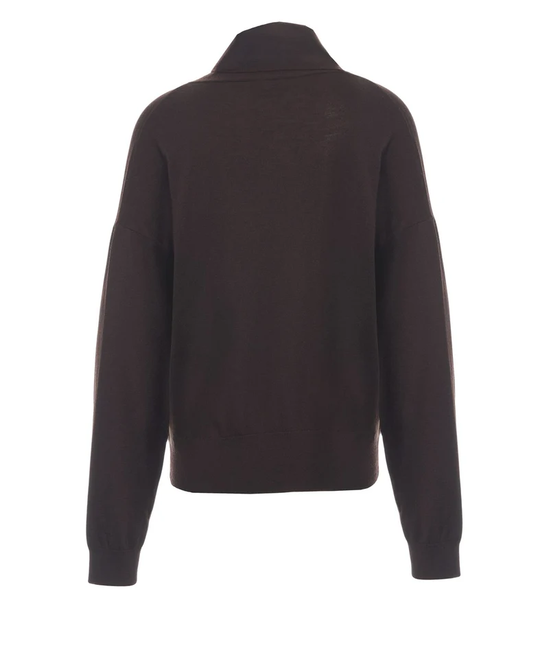 Maglia con collo a schialle