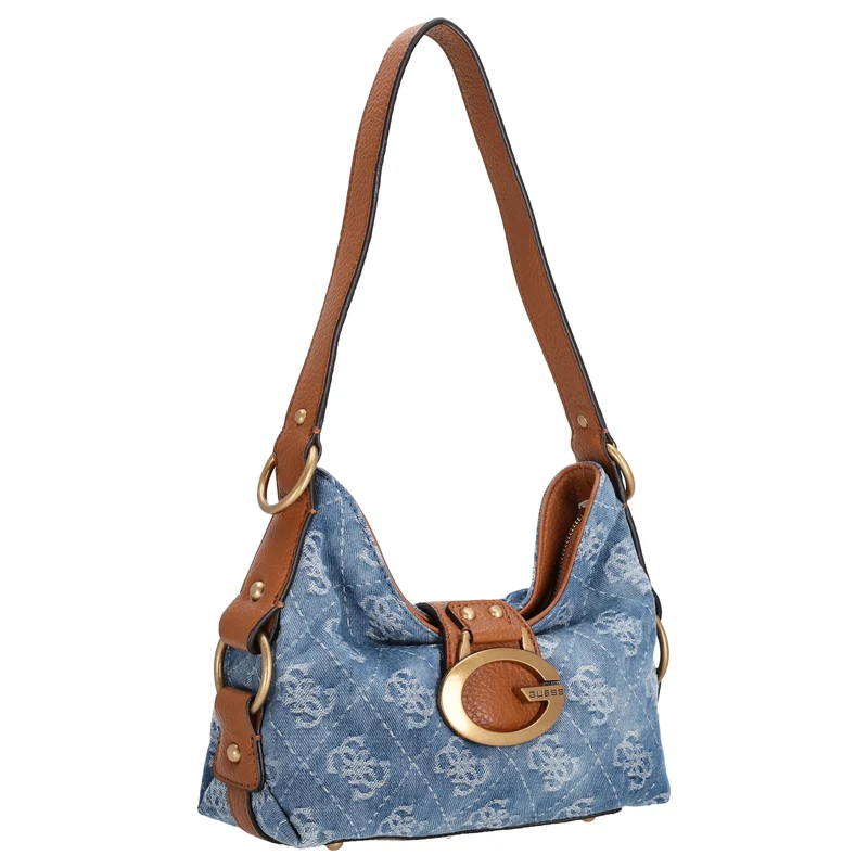 Guess Camden Mini - Bolso de hombro 23 cm (denim logo)