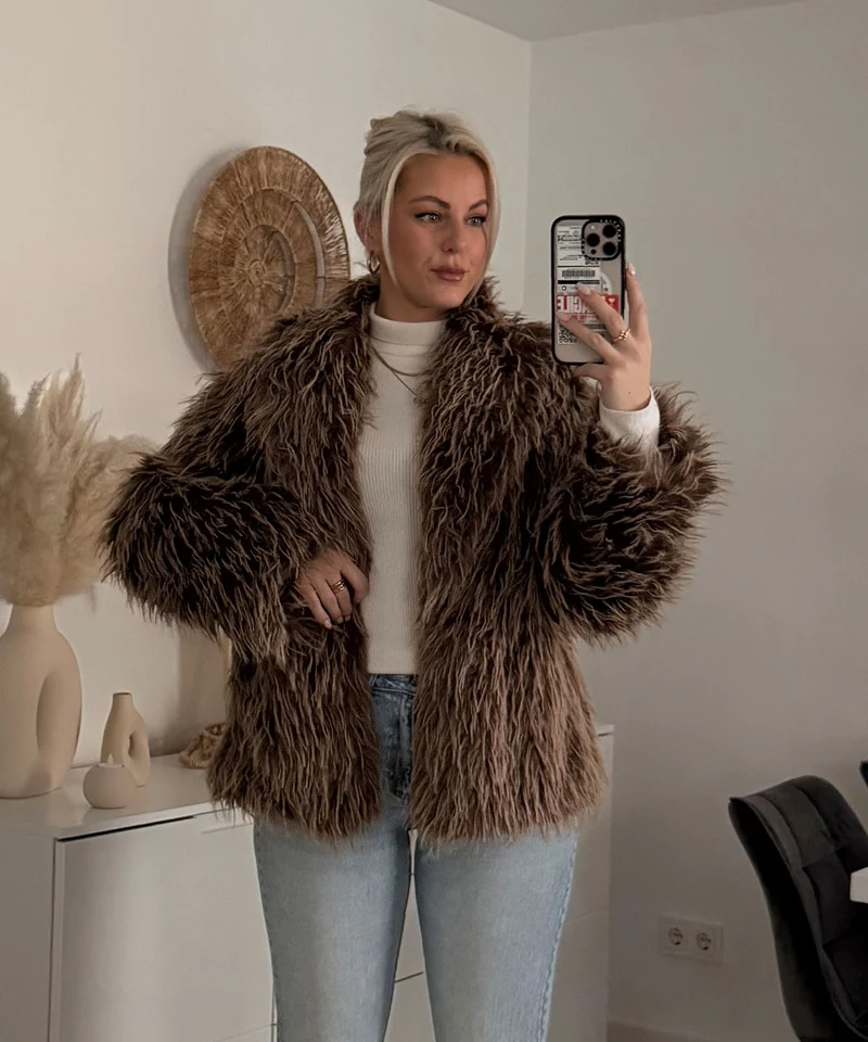 Kunstfell Jacke Sophie Braun