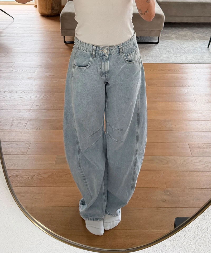 Stretch Balloon Jeans Elfi Hellblau