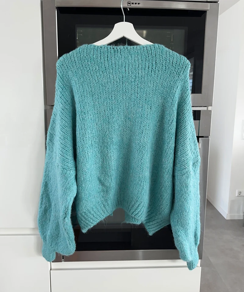 Cardigan Schleife Fia Türkis